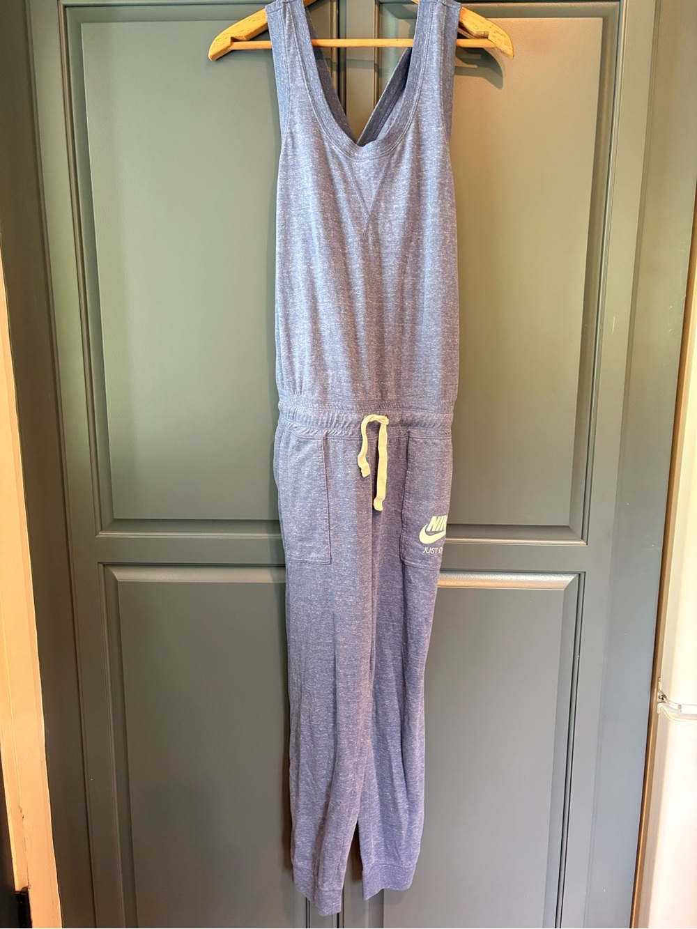 Nike Women's Navy Blue Track Joggers with Drawstring - Picture 9 of 10